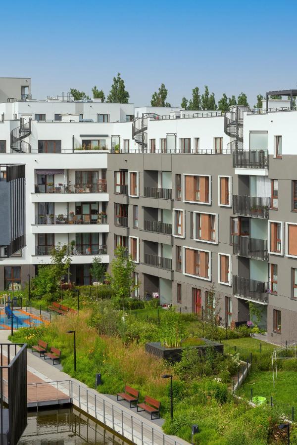 Golden Apartment Ursynow By Noclegi Renters Warsaw Exterior photo